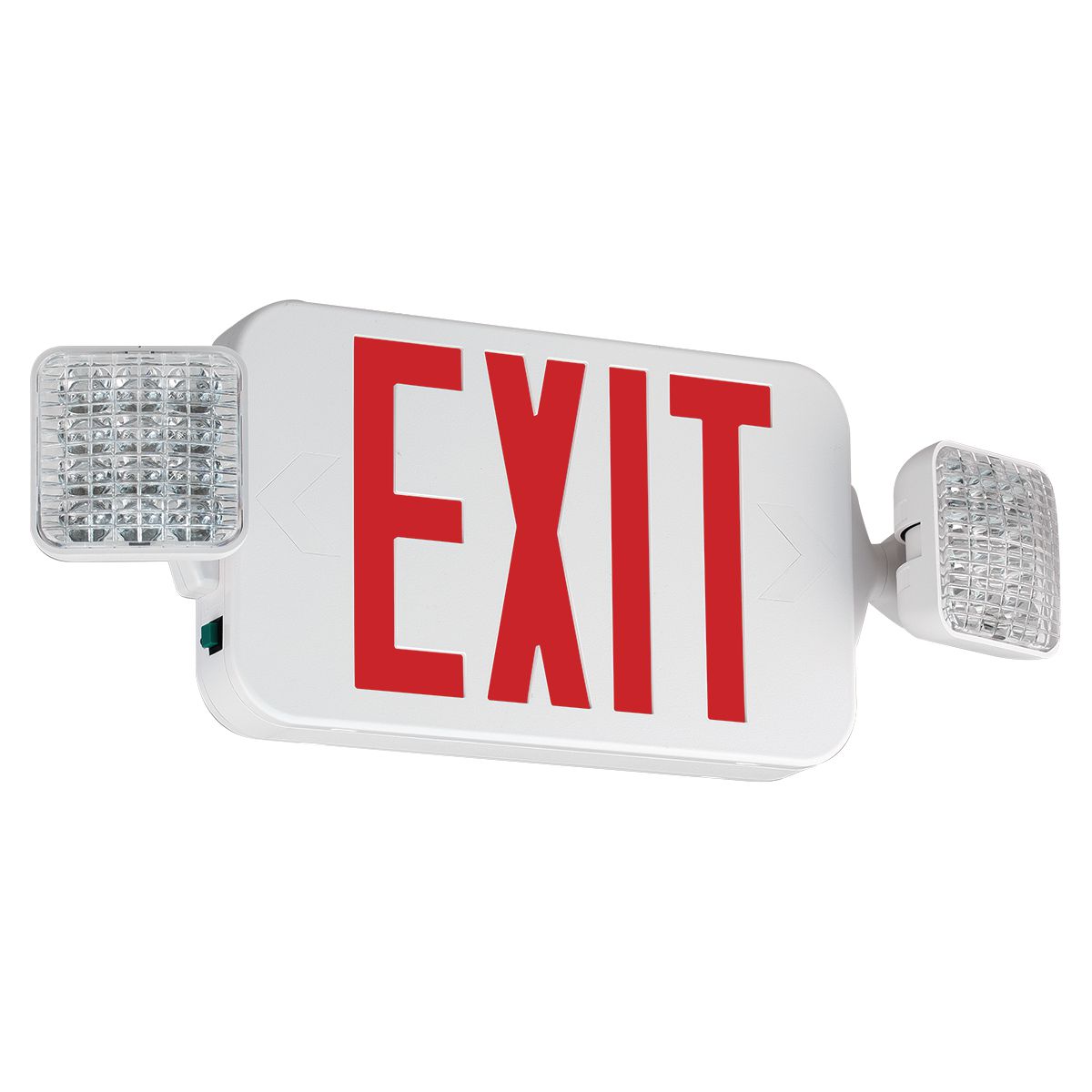 EXIT SIGN CC RED LETTER WHITE HSG