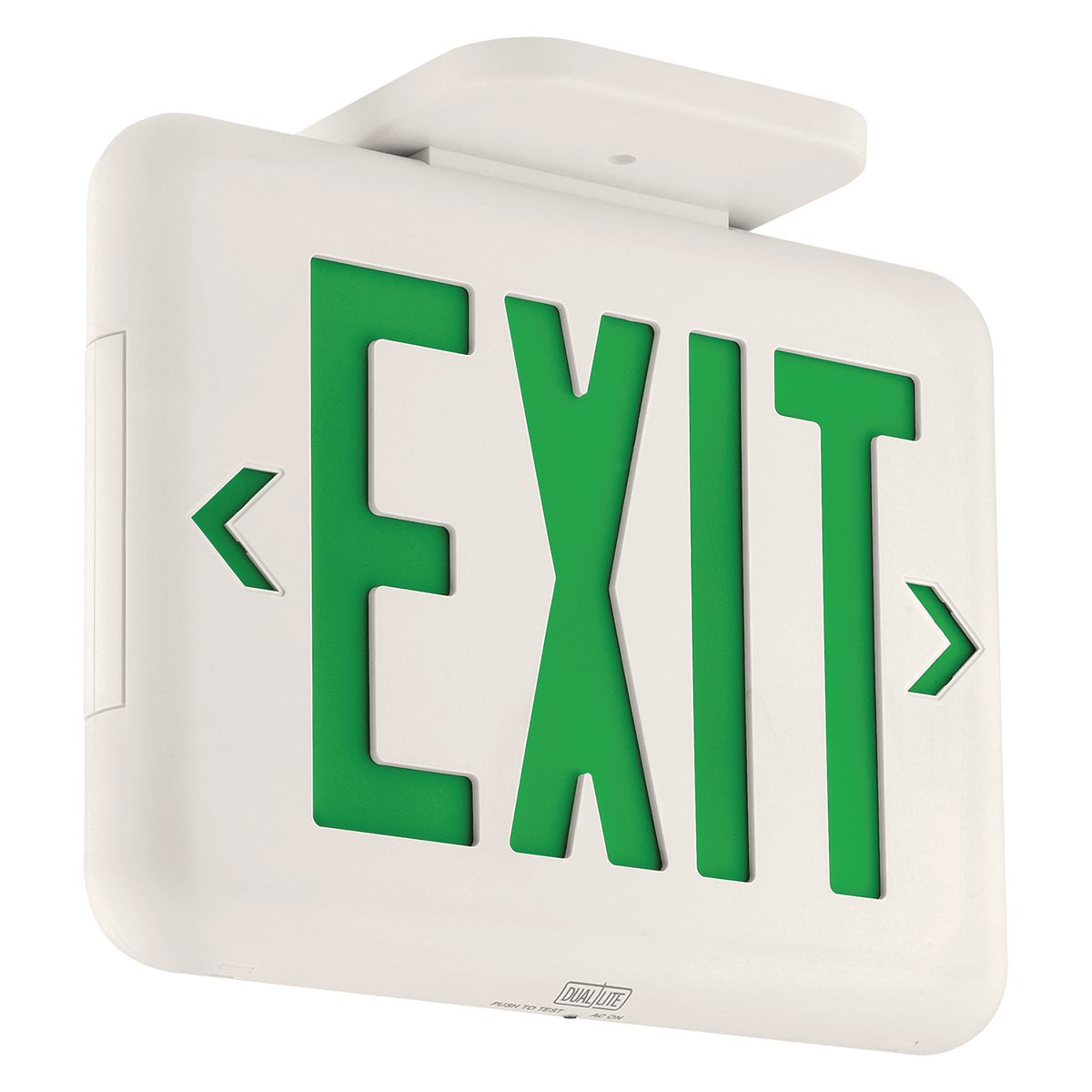 Stand Emer Exit w/ SD green text WH HSG