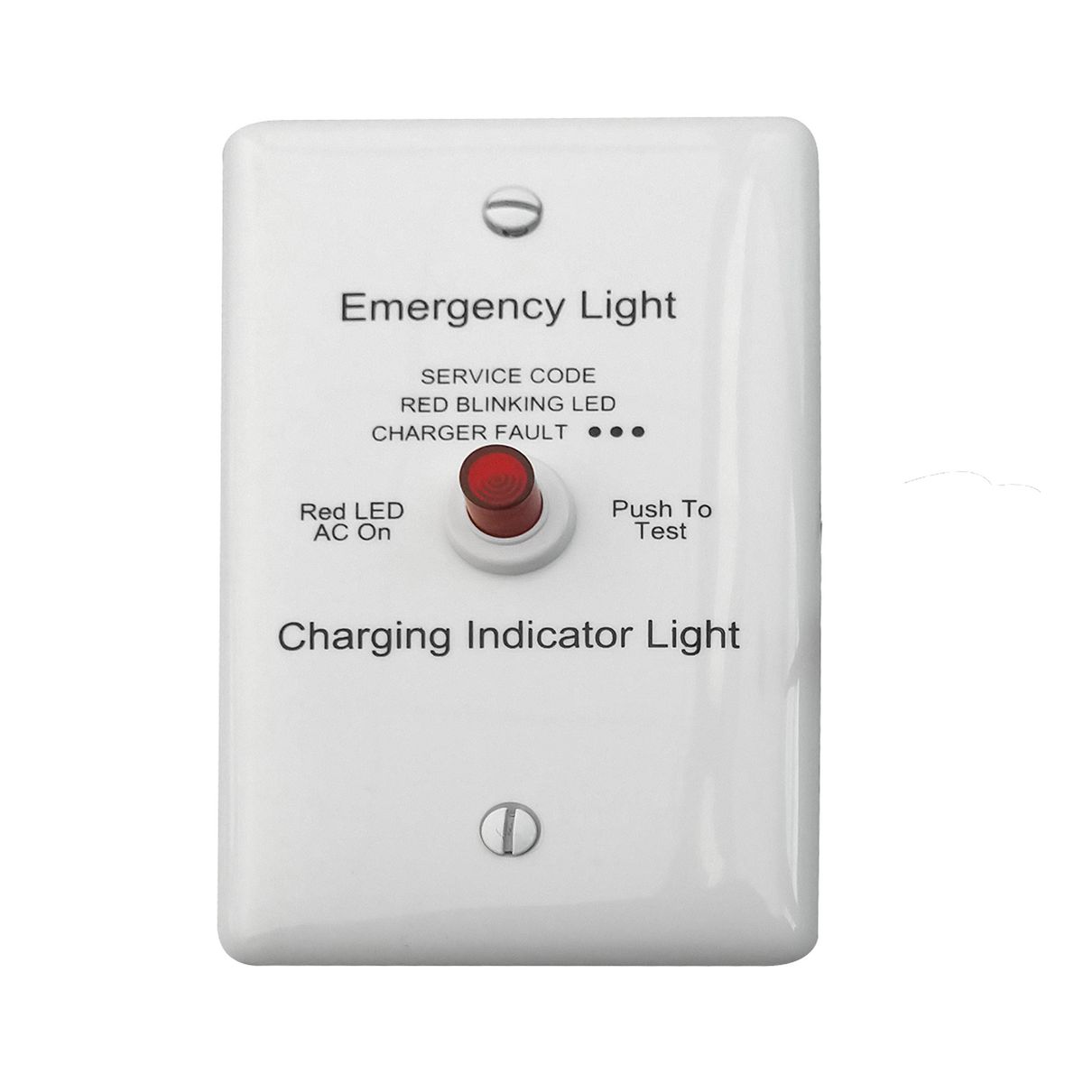 DUAL-LITE PLRTS REMOTE TEST SWITCH / CHARGE INDICATOR MODULE. FITS  SINGLE-GANG BOX. COMPATABLE WITH THE PLD10/PLD10M SERIES EMERGENCY LED  BATTERY PACK.