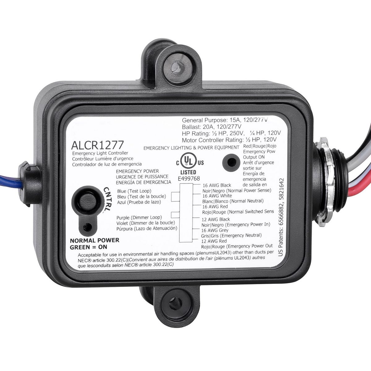 Auxiliary Transfer / Relay Control Device, Emergency Lighting, Dual-Lite