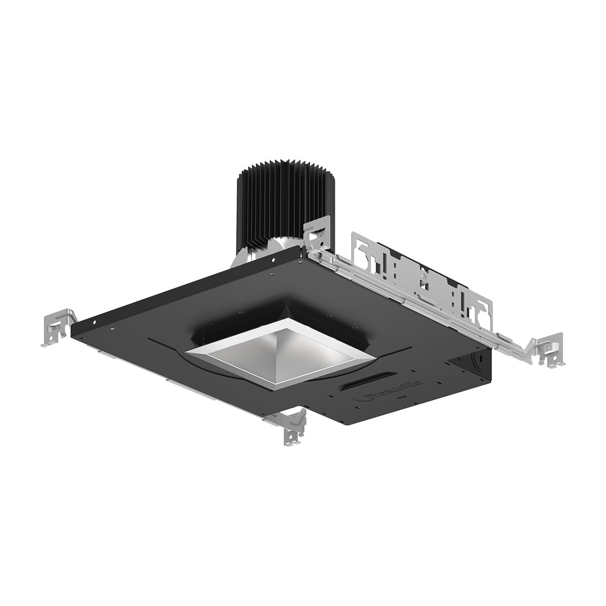 LED, 4” Downlight Trim, Square,MediumWHT