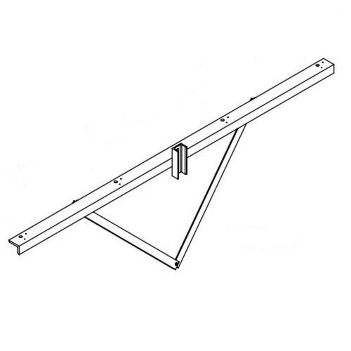 Mount Accessory, wood pole, 4 fixtures